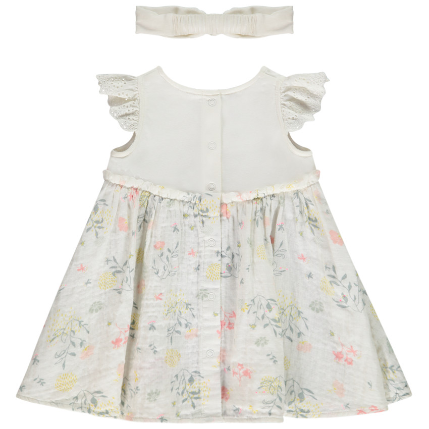 Ensemble 2 pièces imprimé floral pour bébé fille 