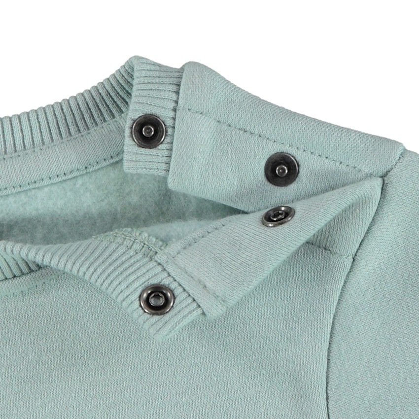 Sweat manches longues avec motif brodé effet bouclette bébé garçon  