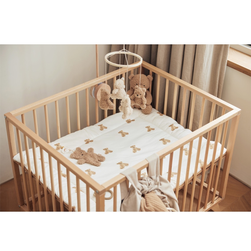 Tapis de parc 75 x 95 cm Teddy Bear - Ecru (Jollein) - Image 3