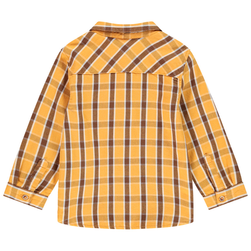 Chemise manches longues à carreaux pour bébé garçon 