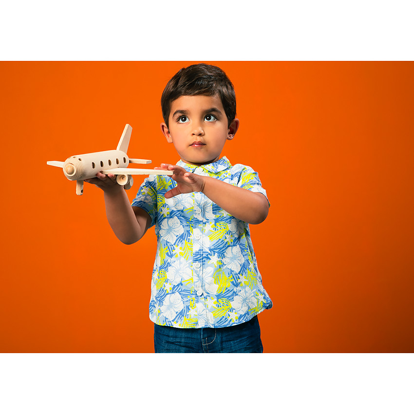 Chemise manches courtes imprimé fleuri pour bébé garçon 