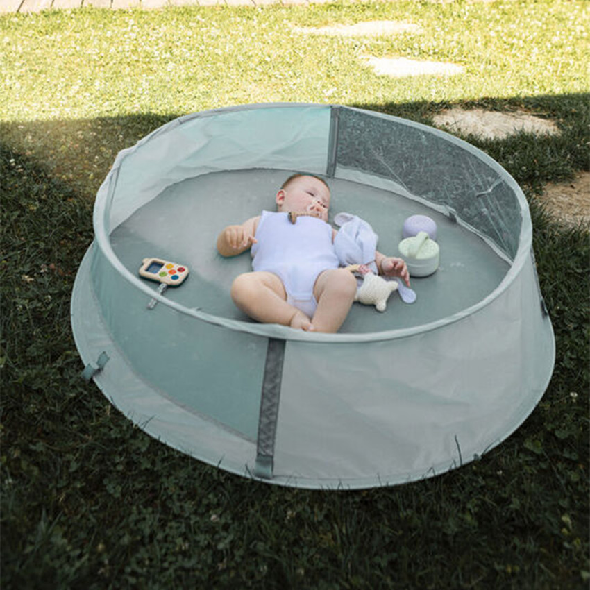 Tente anti-UV 2-en-1 Breezynest 0-24M Lichen 