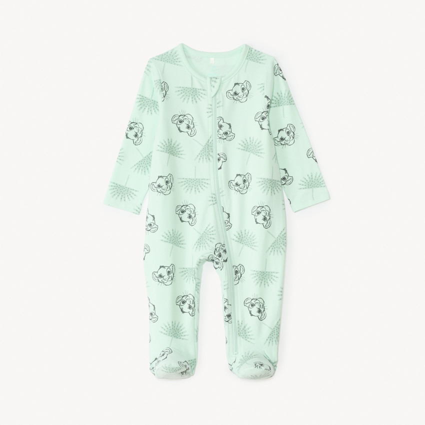 Dors-bien zippé sur l'avant imprimé Le Roi Lion Disney pour bébé garçon 