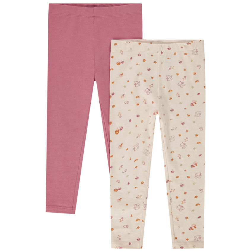 Lot de 2 caleçons en jersey pour bébé fille 