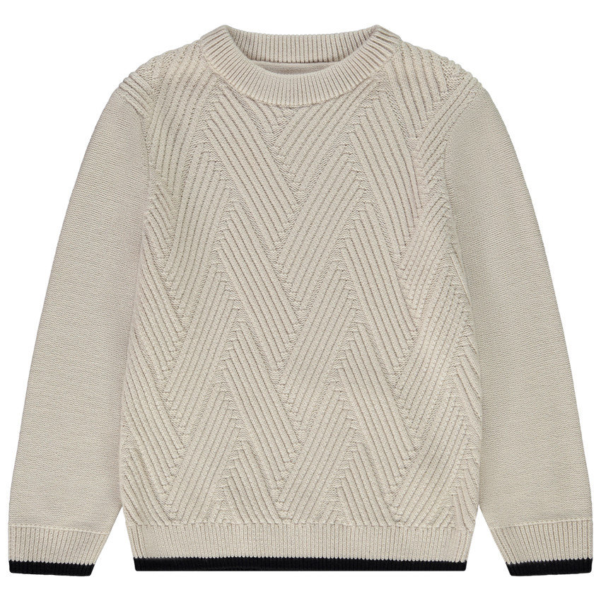 Pull en jacquard fantaisie pour garçon