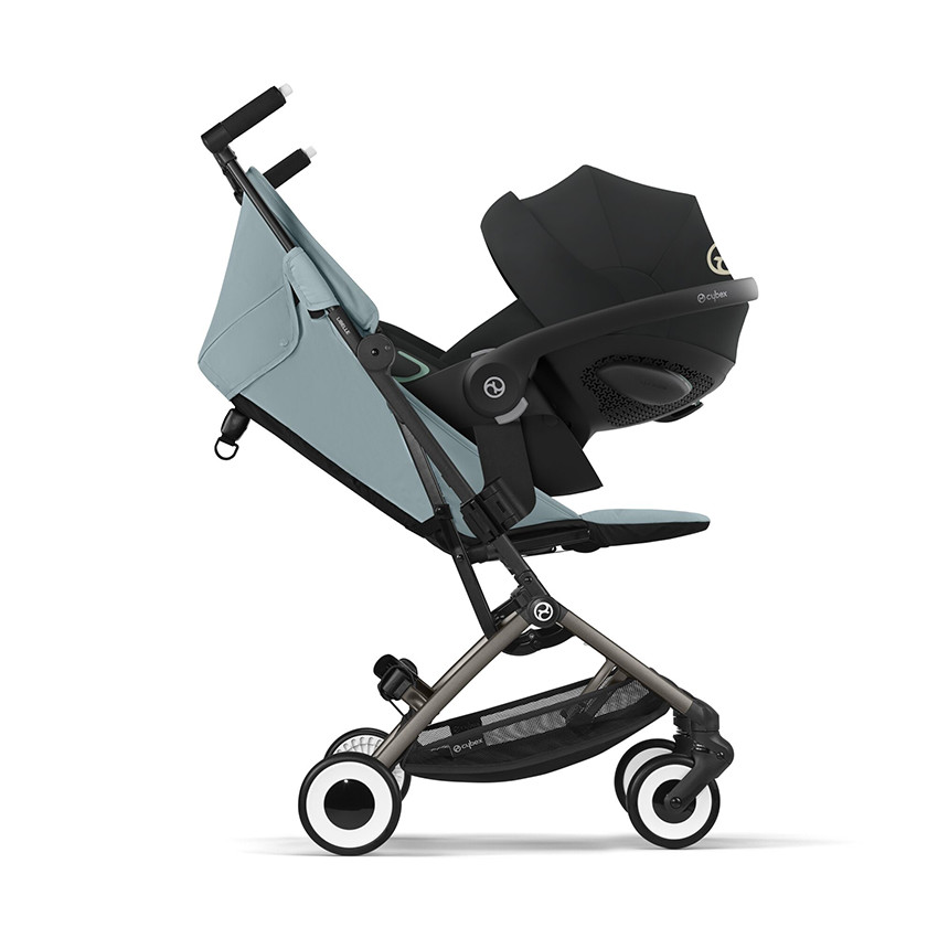 Poussette ultra-compacte Libelle 2024 taupe/stormy blue 