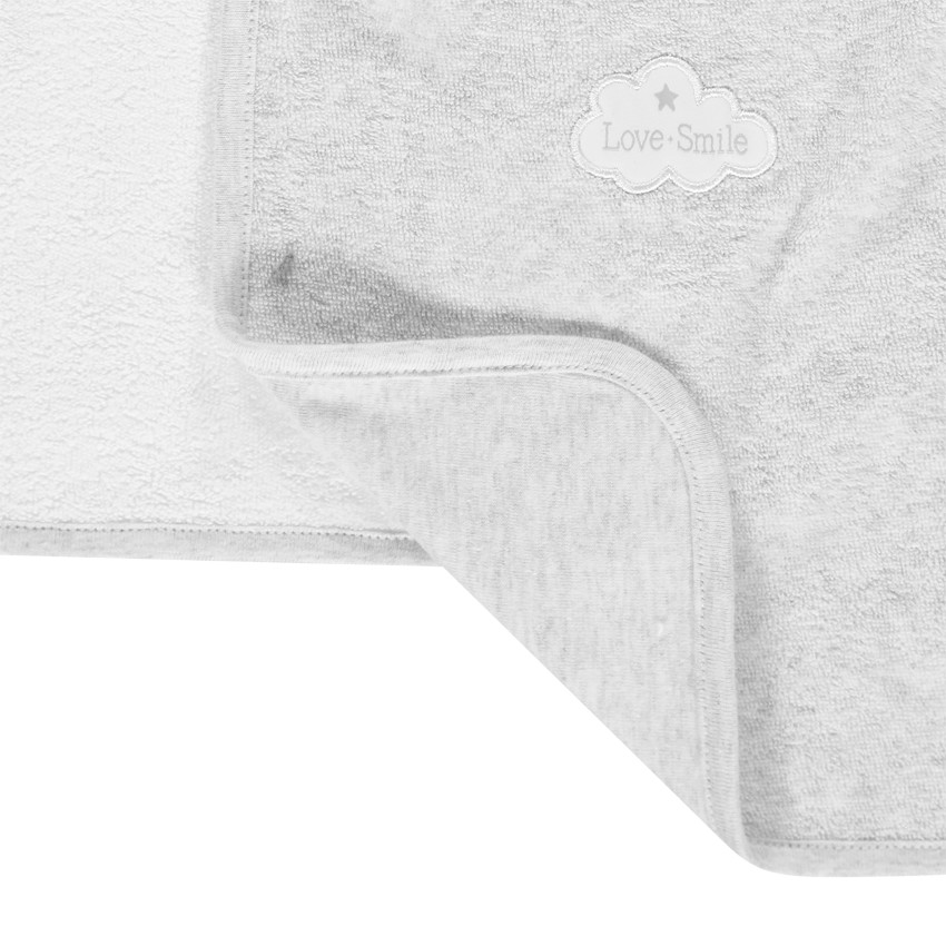 Lot de 2 grands bavoirs en coton bio 