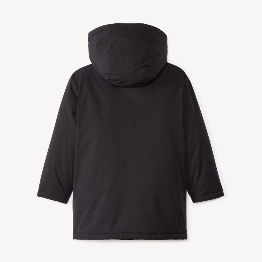Parka rembourrée avec capuche amovible pour garçon 