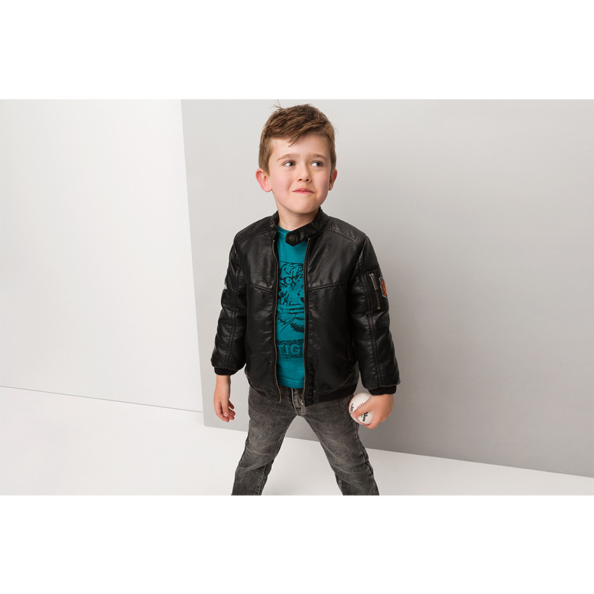 Pantalon en molleton effet denim 