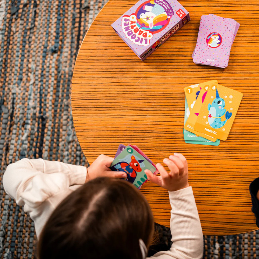 Jeu de cartes Licornes Party 