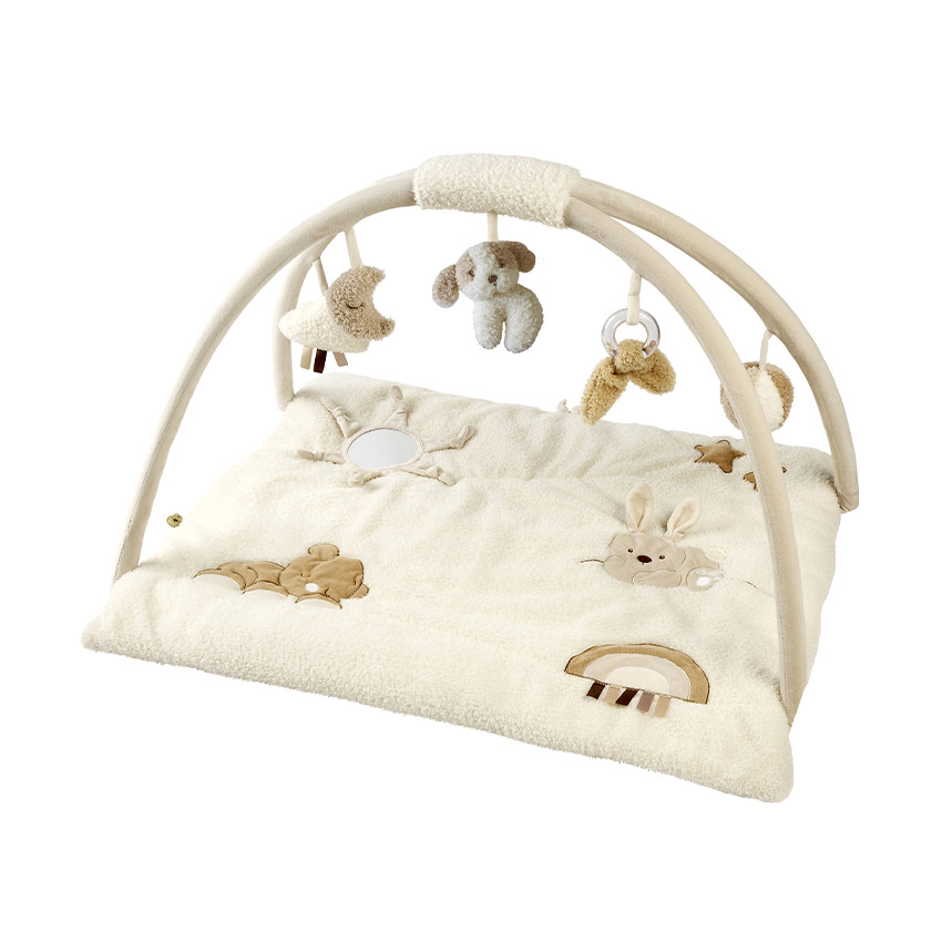 Tapis d'éveil avec arches - Teddy bouclette 