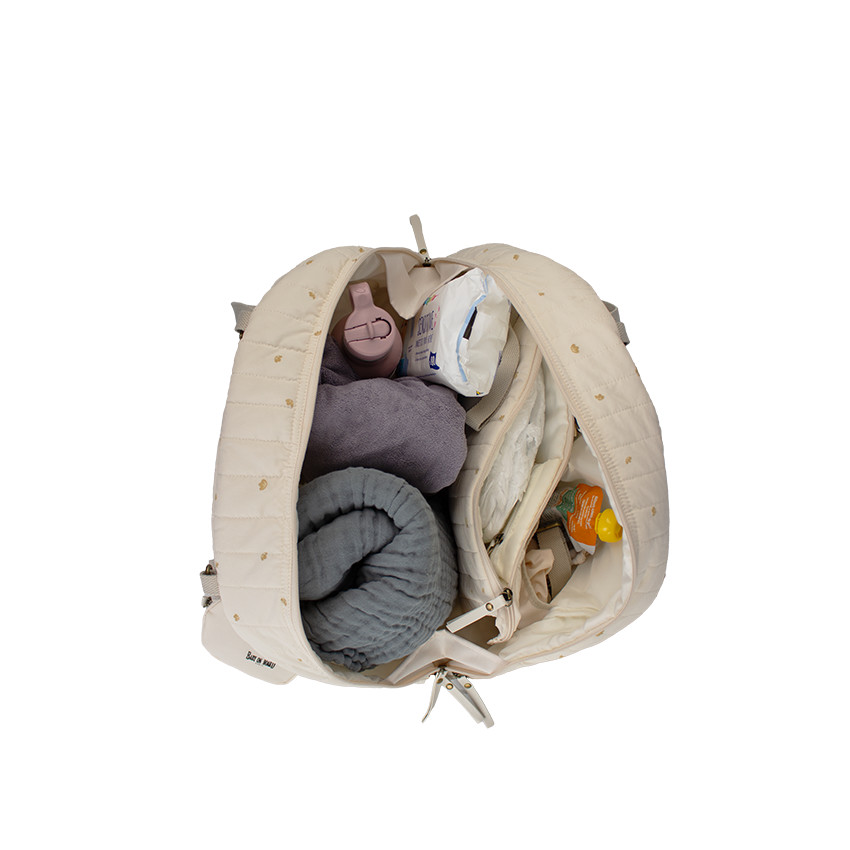 Sac à langer doudoune blanc 
