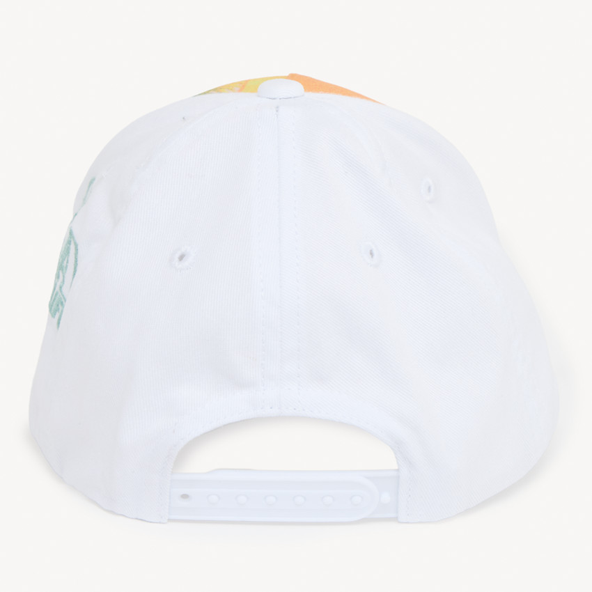 Casquette en toile avec photoprint palmier et broderie pour garçon 
