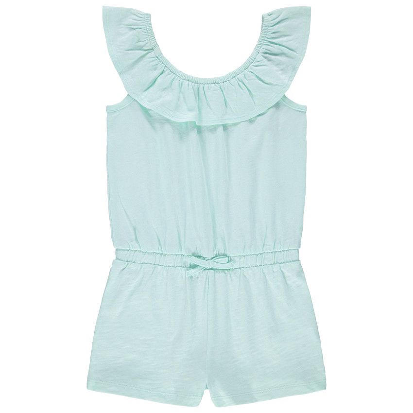 Combishort à col volanté pour fille Main Combishort à col volanté pour fille