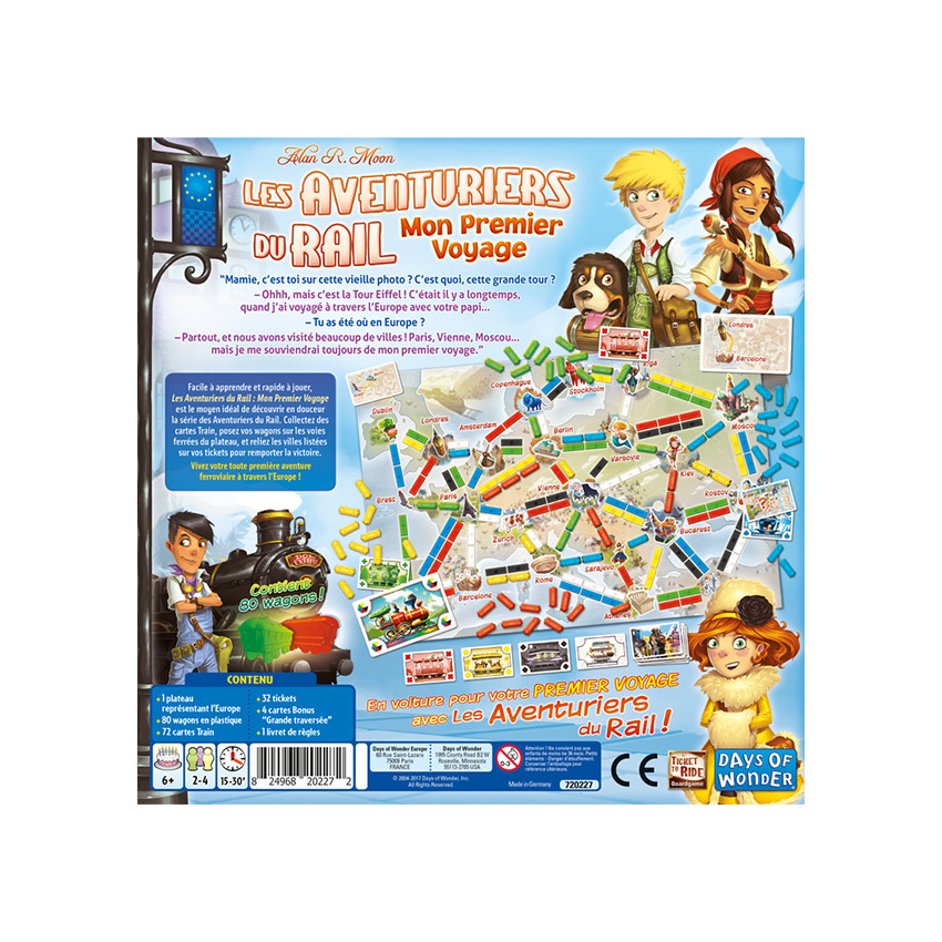 Jeux de Société - Aventuriers du Rail - Mon Premier Voyage 