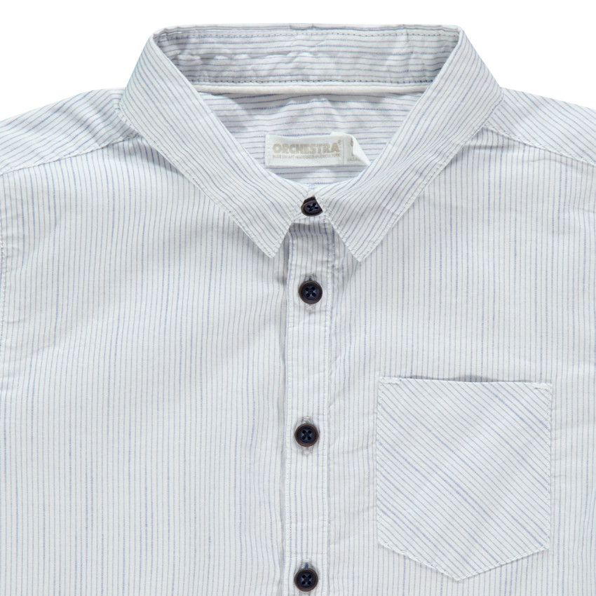 Chemise manches courtes à rayures all-over Main Chemise manches courtes à rayures all-over