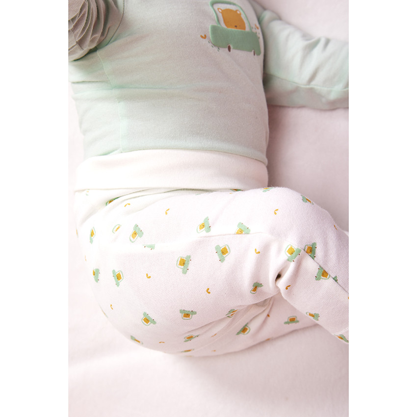Lot de 2 ensembles 3 pièces en jersey pour bébé 