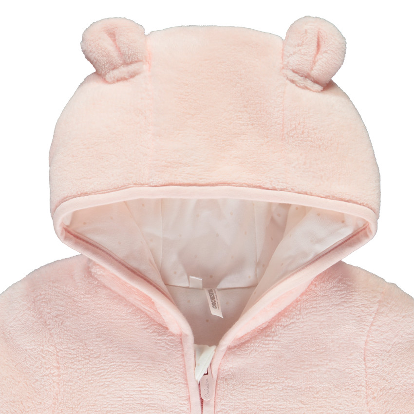 Combi-pilote ourson en sherpa pour bébé fille  
