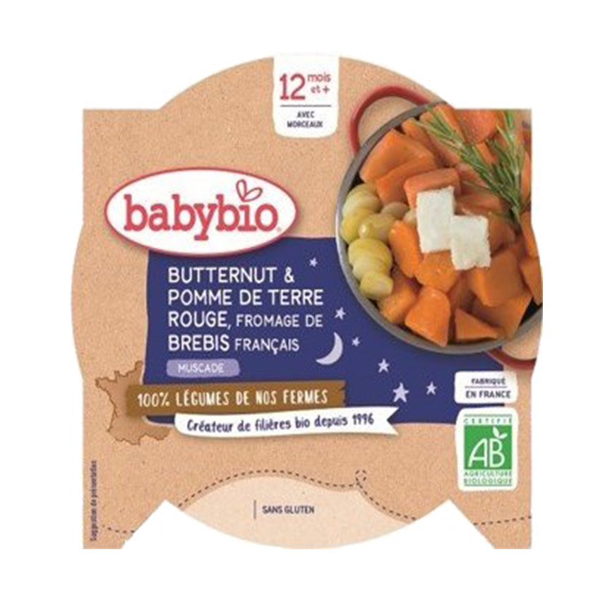 Assiette Butternut & Pomme de terre avec fromage de brebis 