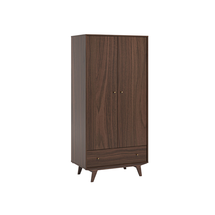 Armoire 2 portes Mid Noix 