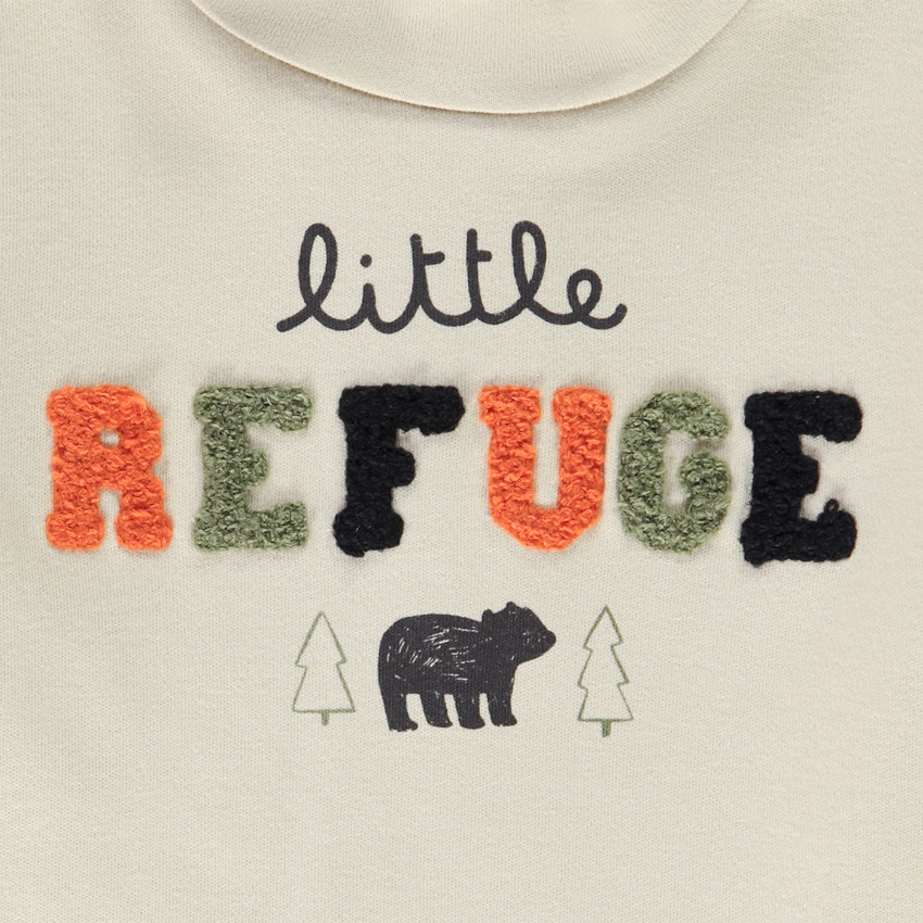 T-shirt manches longues col cheminée pour bébé garçon 