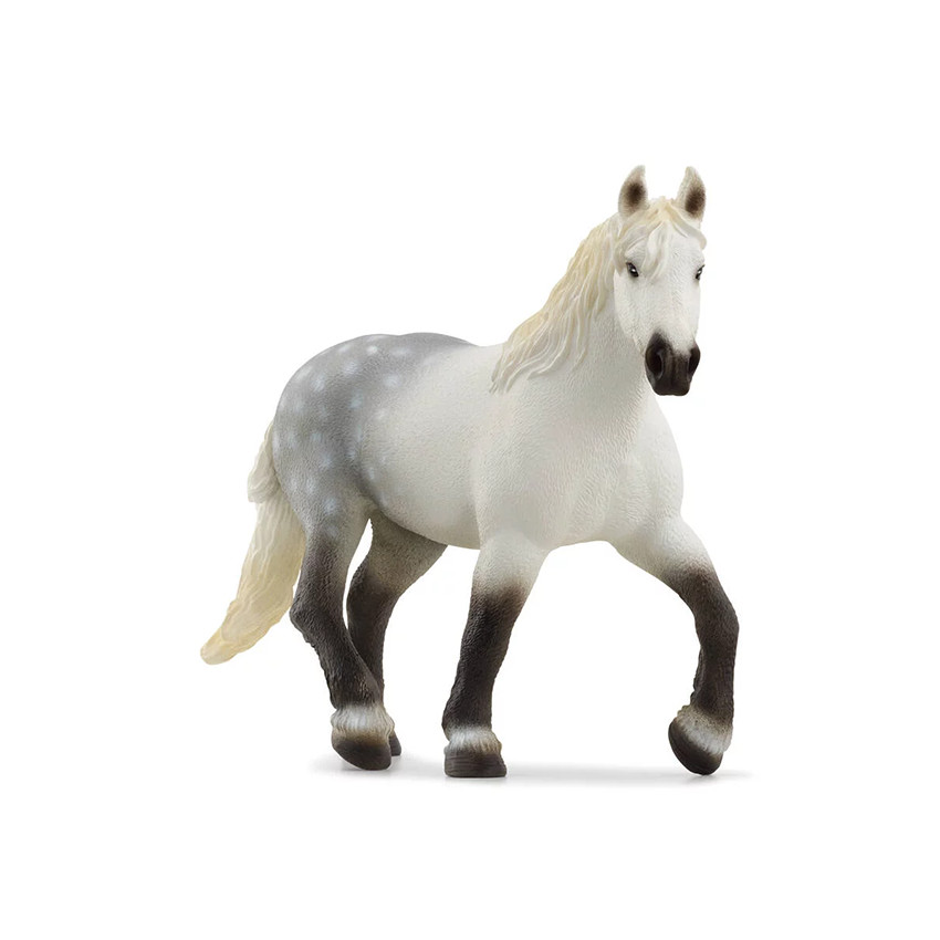 Figurine jument Percheron  