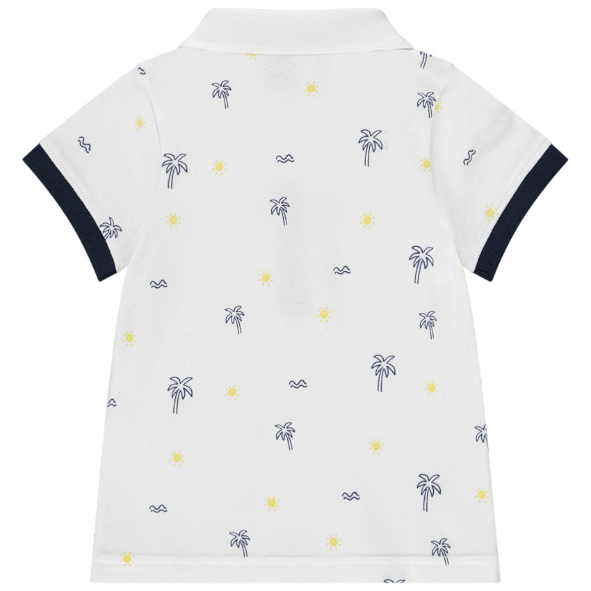 Polo manches courtes imprimé palmiers pour bébé garçon 