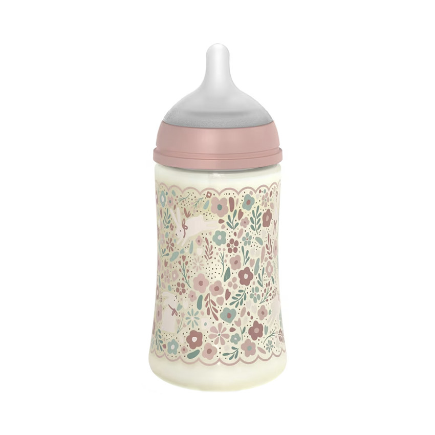 Biberon avec tétine physiologique SX PRO M 270ml Wonderland Liberty rose 