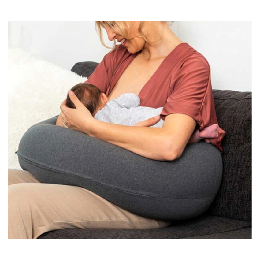 Coussin d'allaitement BUDDY multi-usages 180cm - Jersey Green 