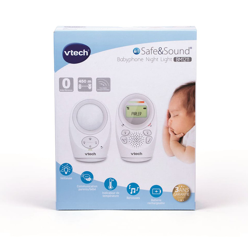 Babyphone audio Night Light BM1211 - Blanc (VTech) - Image 1