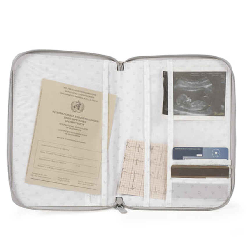 Carnet de santé Little Bloom Vichy Gris 