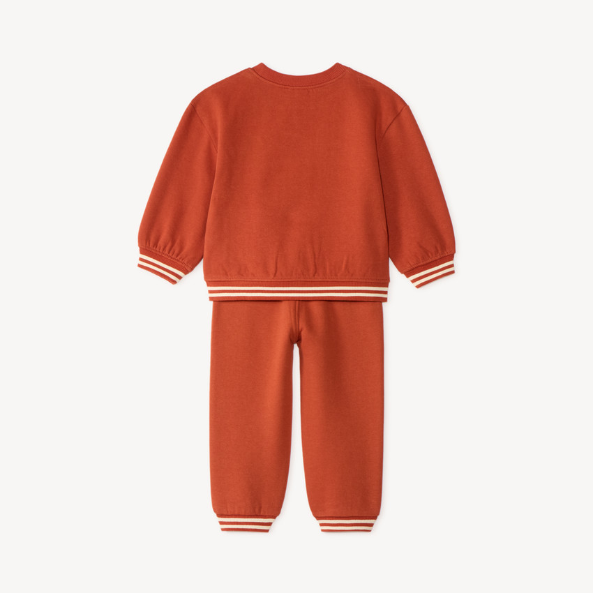 Ensemble de jogging bébé garçon broderie bouclette voiture 