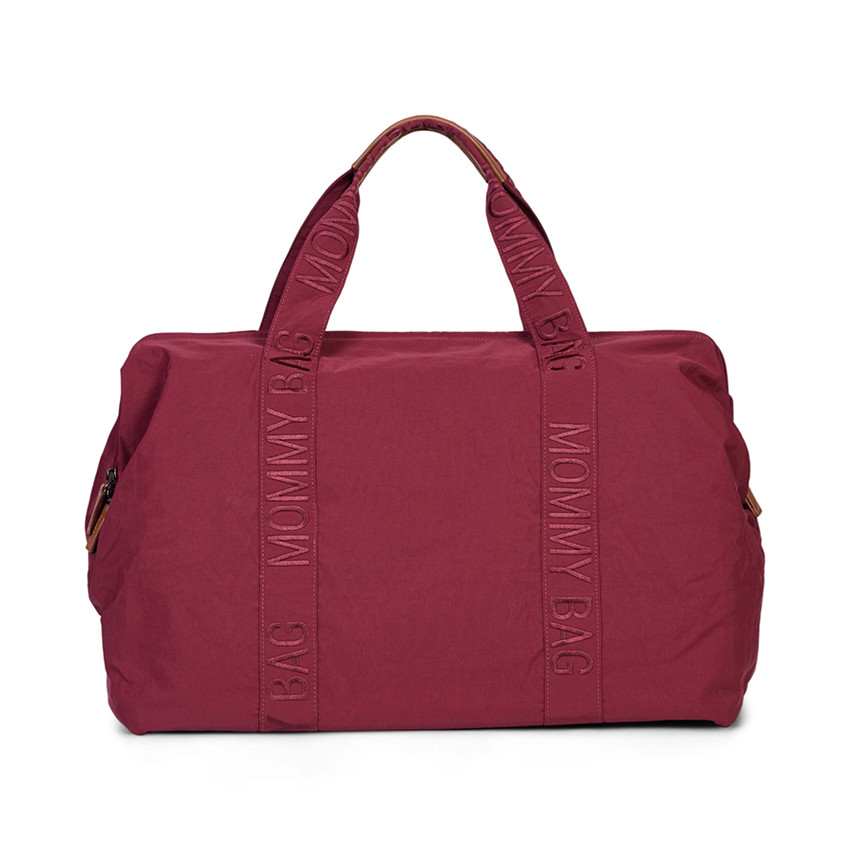 Sac à langer signature Mommy Bag urban bordeaux 