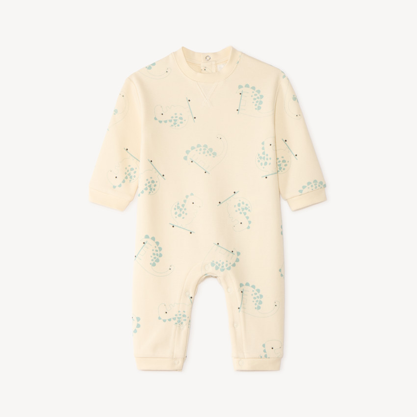Combinaison longue imprimé dinosaure pour bébé garçon