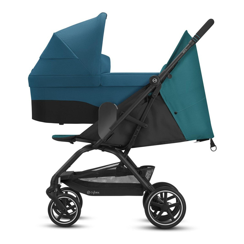 Poussette Eezy S+2 châssis noir - Soho Grey 