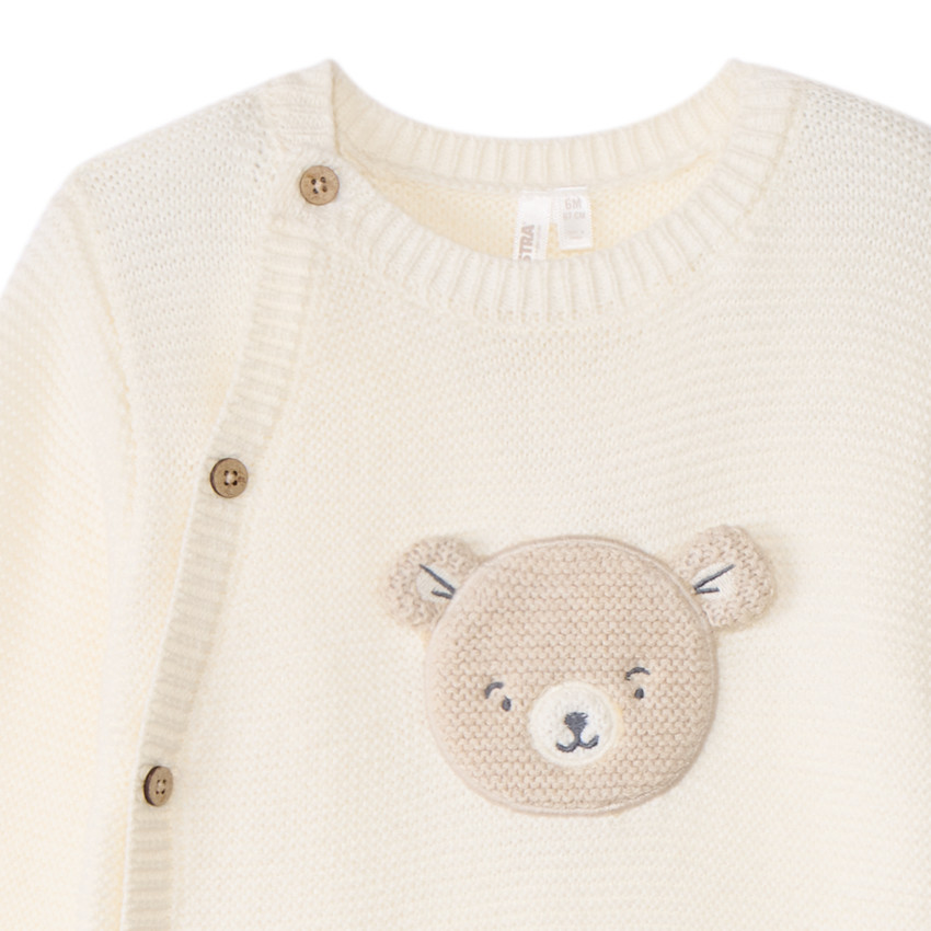 Ensemble 2 pièces Ourson en tricot pour bébé 