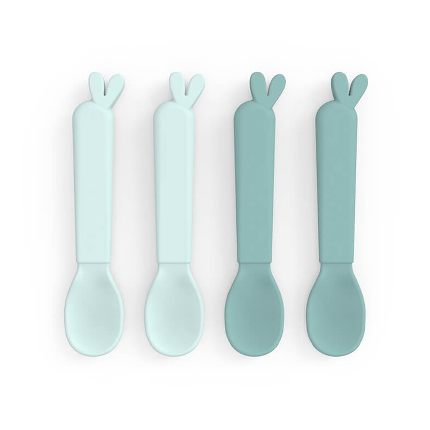 Lot de 4 cuillères Kiddish Lalee bleu 