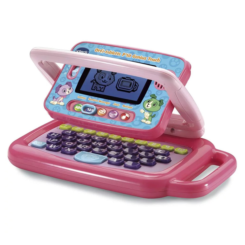 Jouet Ordi-tablette P'tit Genius Touch - Mauve 