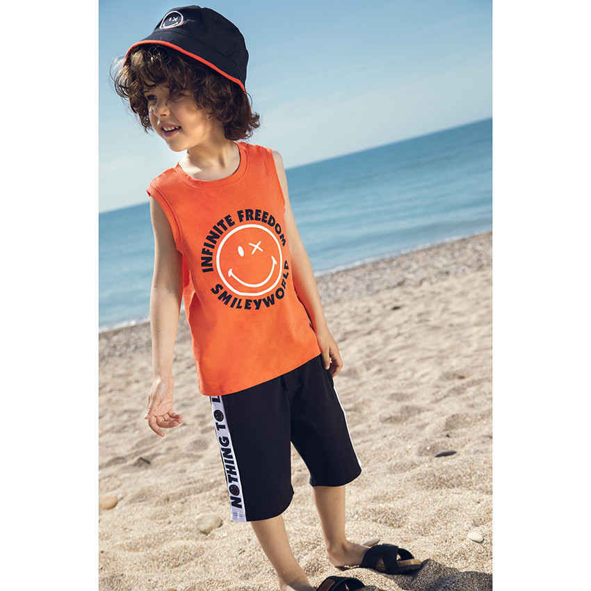 Bob uni SmileyWorld à doublure contrastée 