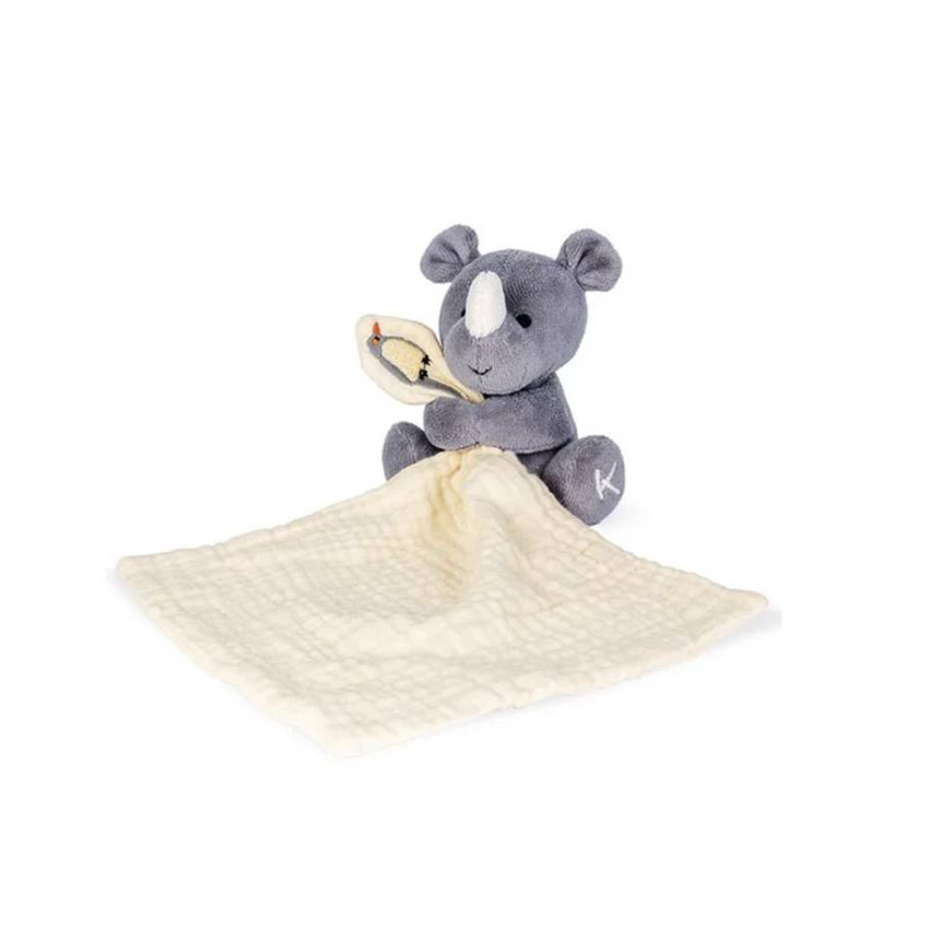 Doudou Mouchoir Rhino - WWF Main Doudou Mouchoir Rhino - WWF