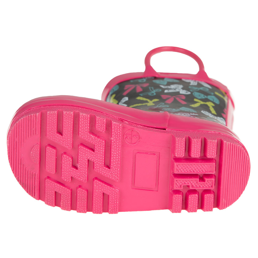 Bottes de pluie motifs petits noeuds multicolores du 20 au 23 