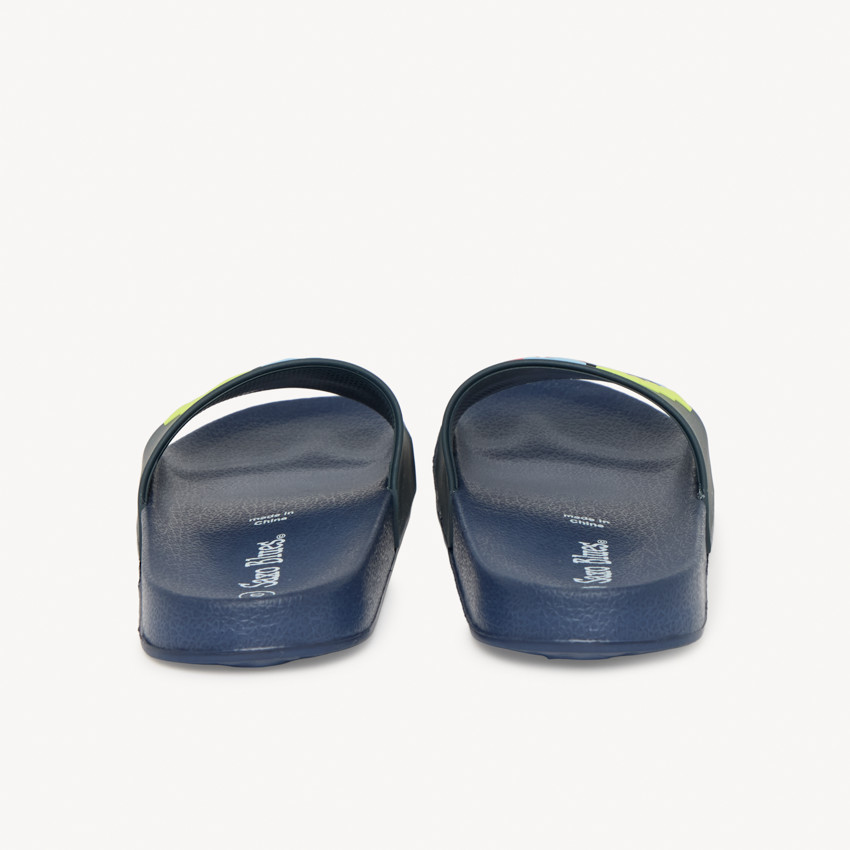 Claquettes dinosaure en relief pour garçon avec lanière selon la pointure 