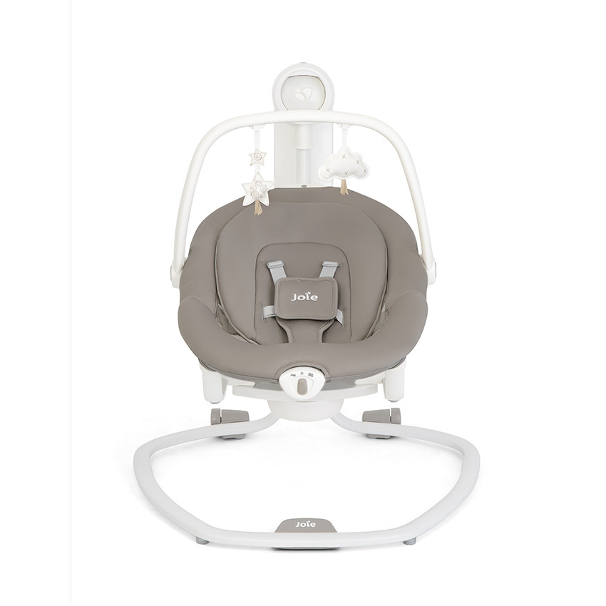 Balancelle électrique et transat Serina 2 en 1 walnut 