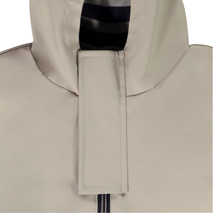 Parka gomme avec doublure rayée pour garçon 