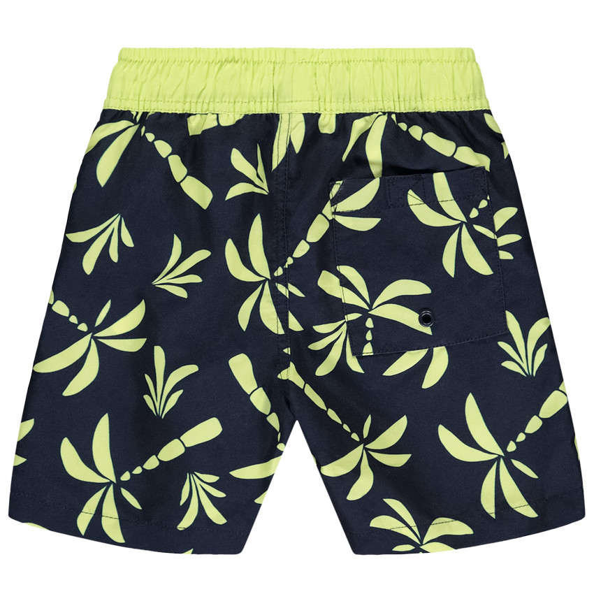 Short de bain long imprimé palmier pour garçon  