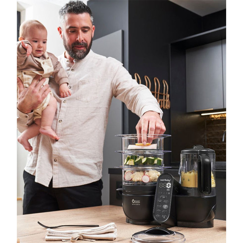 Robot multifonctions Nutribaby(+) XL Mineral Black 