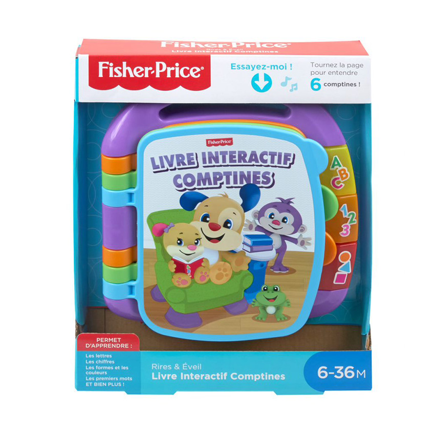Livre Interactif Comptines - Violet (Fisher Price) - Image 1