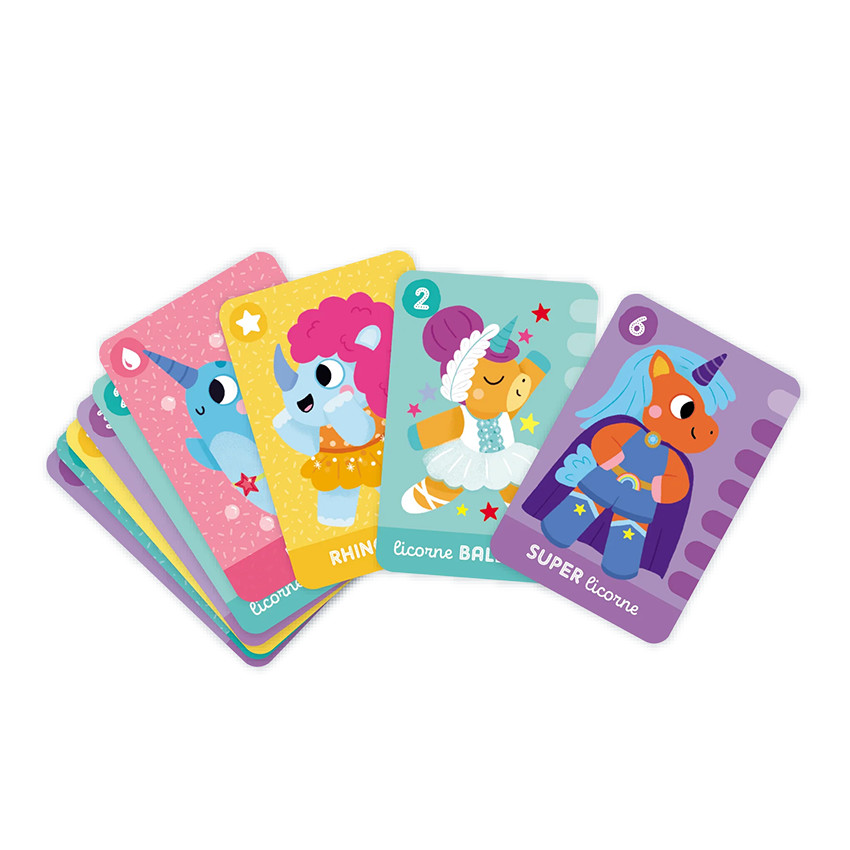 Jeu de cartes Licornes Party 
