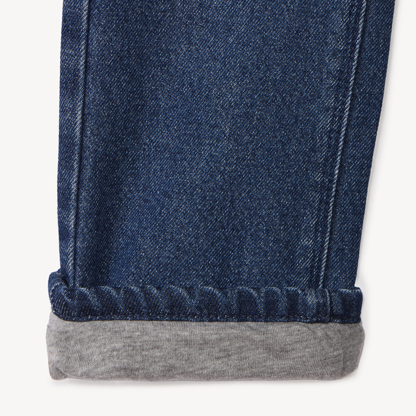 Jean droit uni pour garçon 