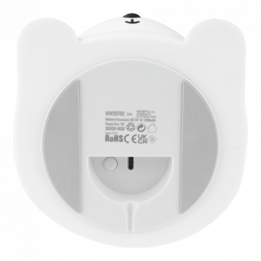 Veilleuse LED Lapin Blanc – Grand 134 X 140 X 299mm 